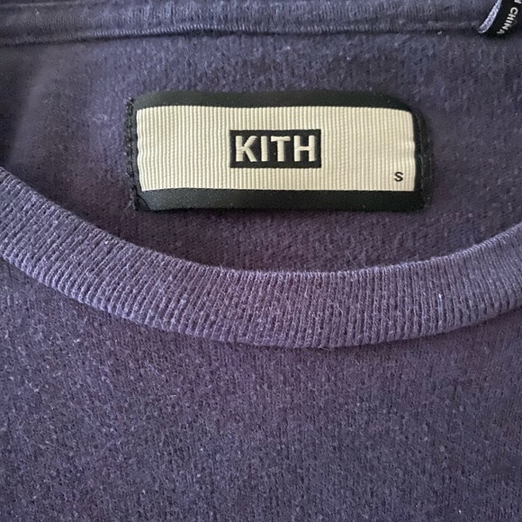 Men’s Navy Blue 100% Cotton Kith Tee-shirt, size medium. - Picture 3 of 3
